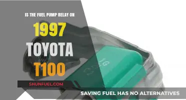 1997 Toyota T100 Fuel Pump Relay Location and Troubleshooting Guide