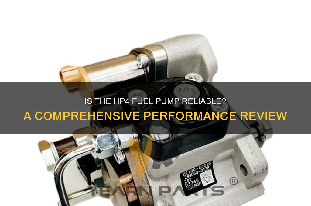 is the hp4 fuel pump good