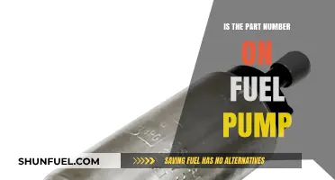 Understanding the Significance of Part Numbers on Fuel Pumps