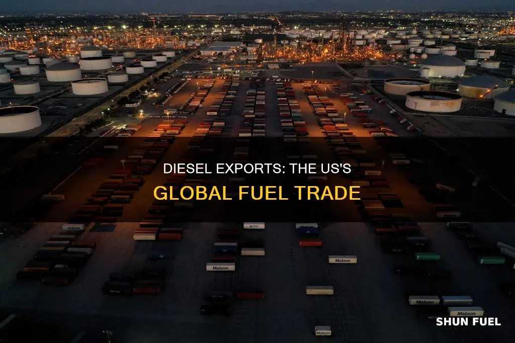is the us exporting diesel fuel