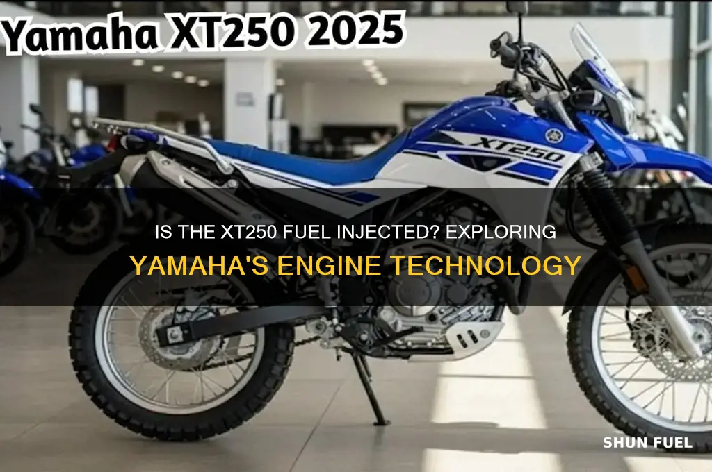 is the xt250 fuel injected