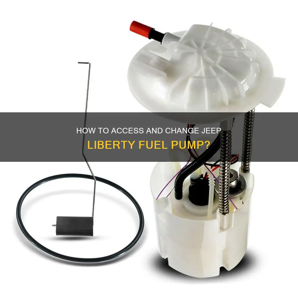 is there a access to change jeep liberty fuel pump