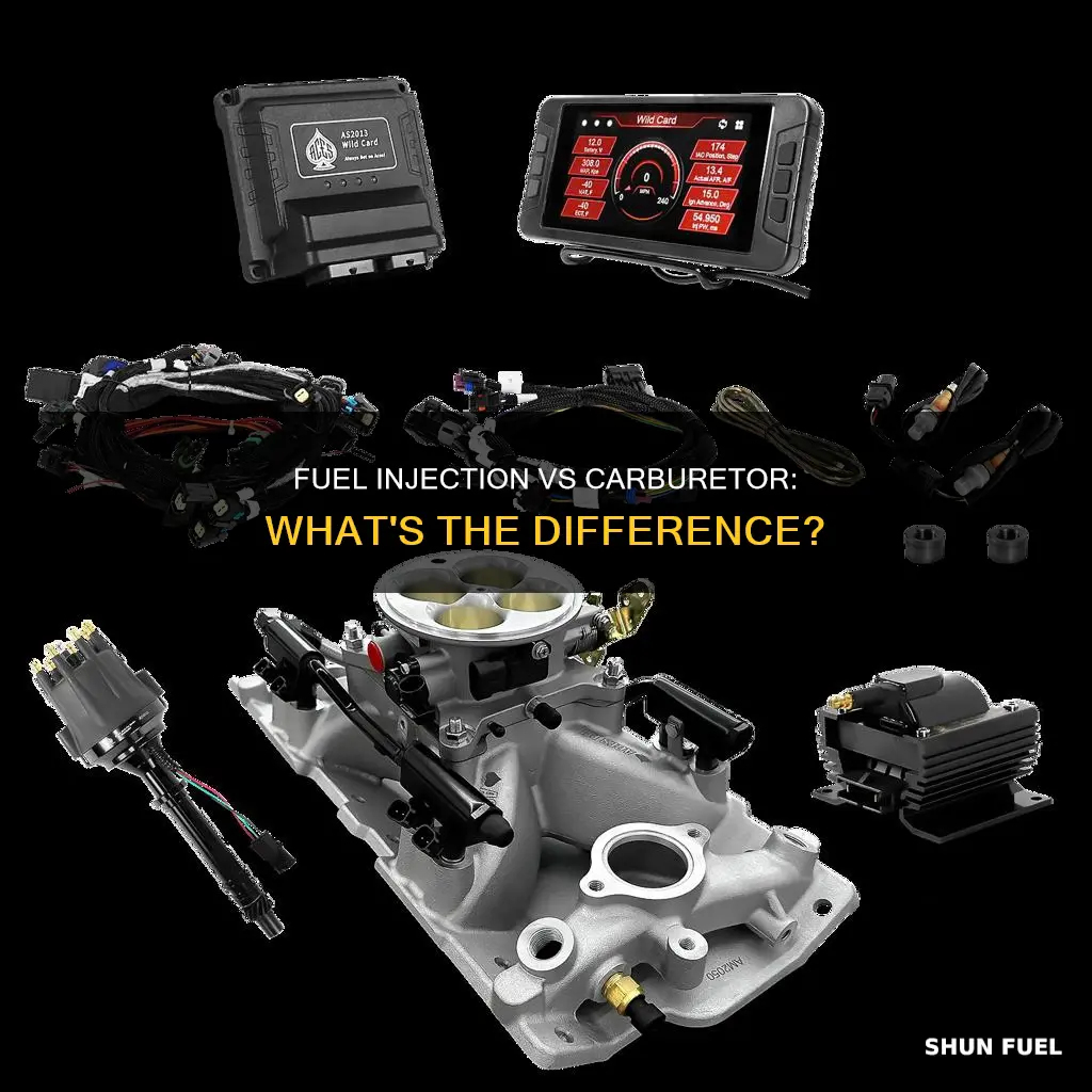 is there a carburetor in a fuel injected car