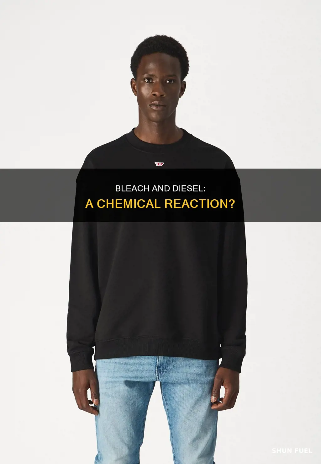 is there a chemical reaction with bleach and diesel fuel