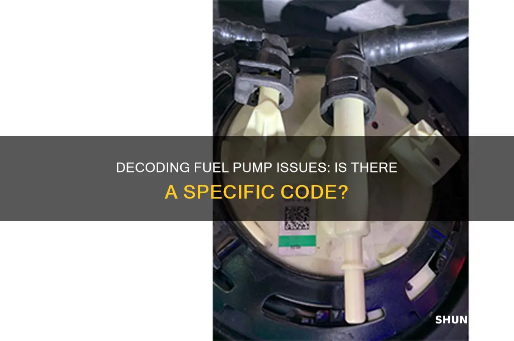 is there a code for fuel pump