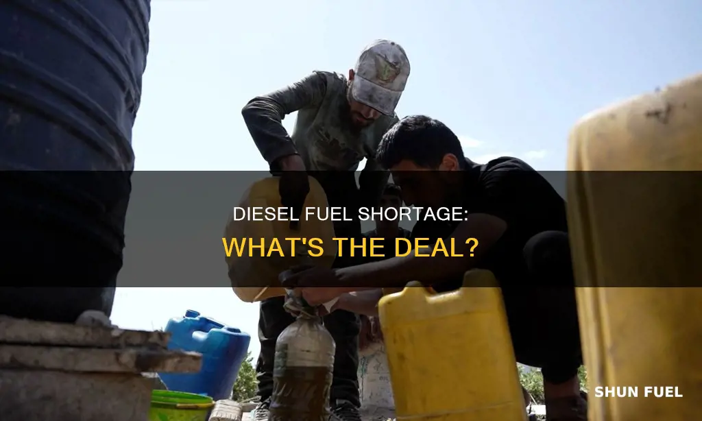 is there a diesel fuel shortage