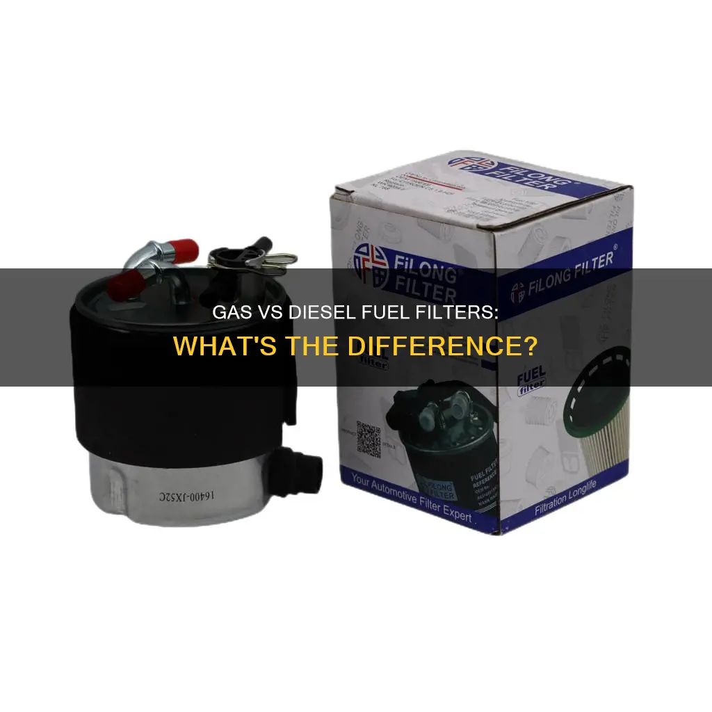 is there a difference between gas and diesel fuel filters