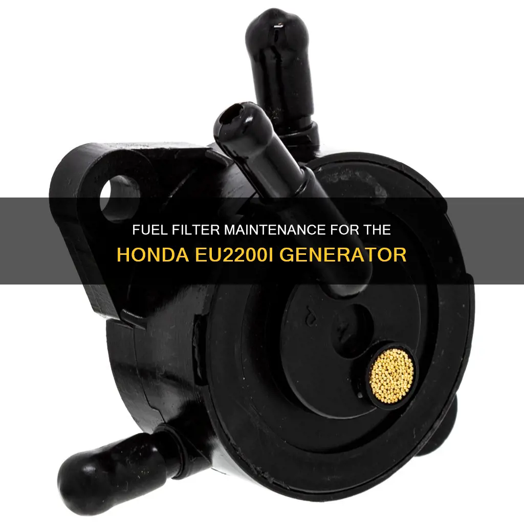 is there a fuel filter for the eu2200i generator