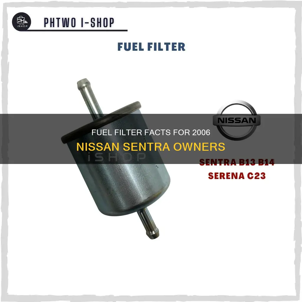 is there a fuel filter in 2006 nissan sentra
