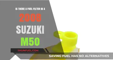 Suzuki M50 Fuel Filter: Where is it?