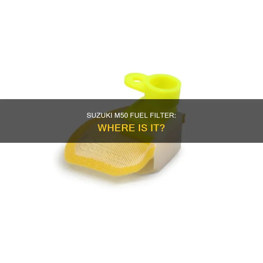 is there a fuel filter in a 2008 suzuki m50