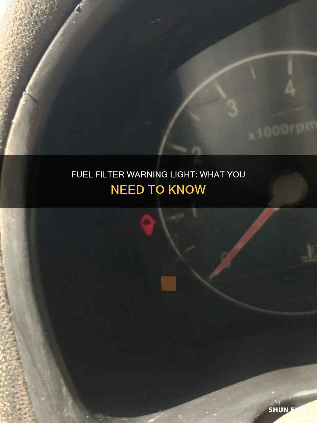 is there a fuel filter light on the dash