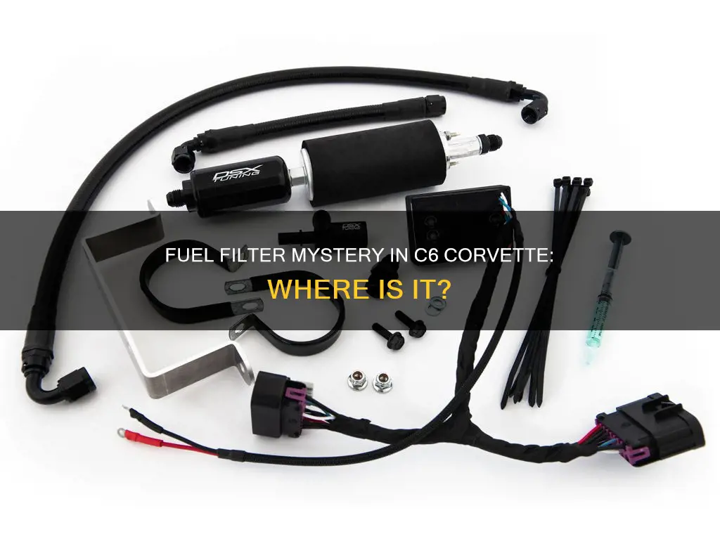 is there a fuel filter on a c6 corvette