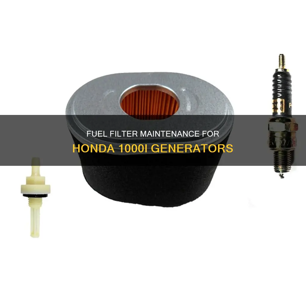 is there a fuel filter on honda 1000i generator