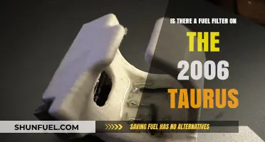 Fuel Filter in 2006 Taurus: Where is it?