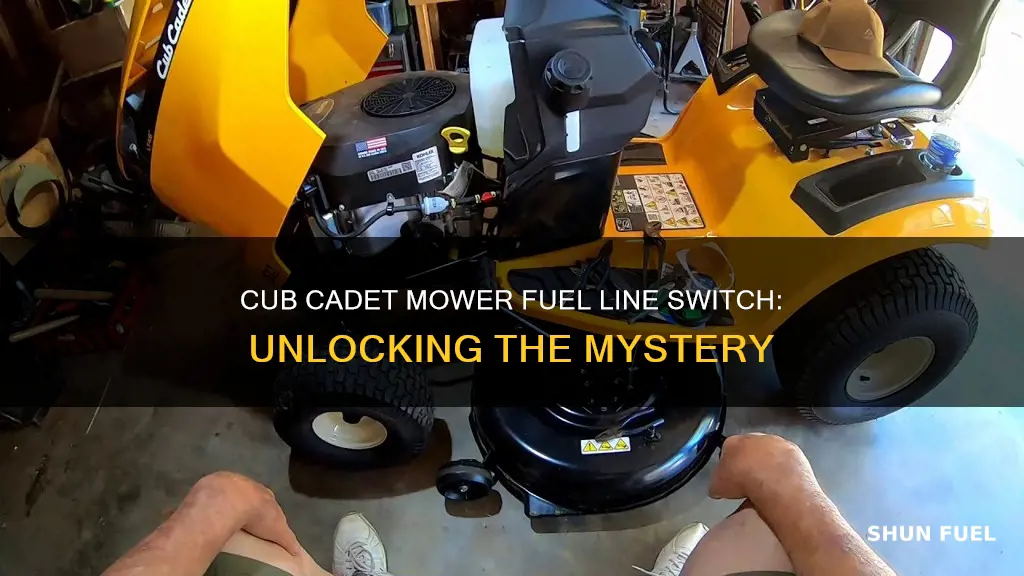 is there a fuel line switch on cub cadet mowers