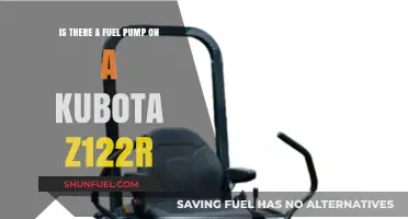 Kubota Z122R Fuel Pump: Does This Mower Model Have One?