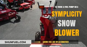 Does Your Symplicity Snow Blower Have a Fuel Pump?