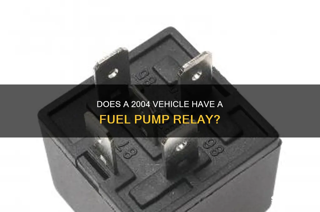 is there a fuel pump relay in a 2004