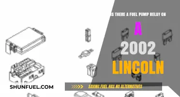 Does a 2002 Lincoln Have a Fuel Pump Relay?
