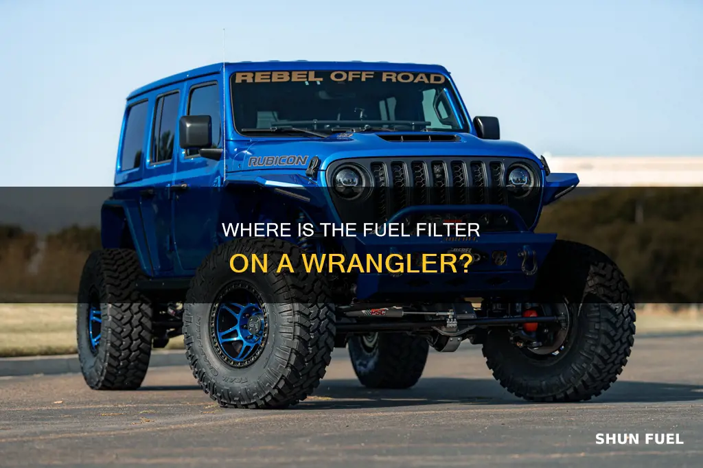 is there a hidden fuel filter on 88 wrangler