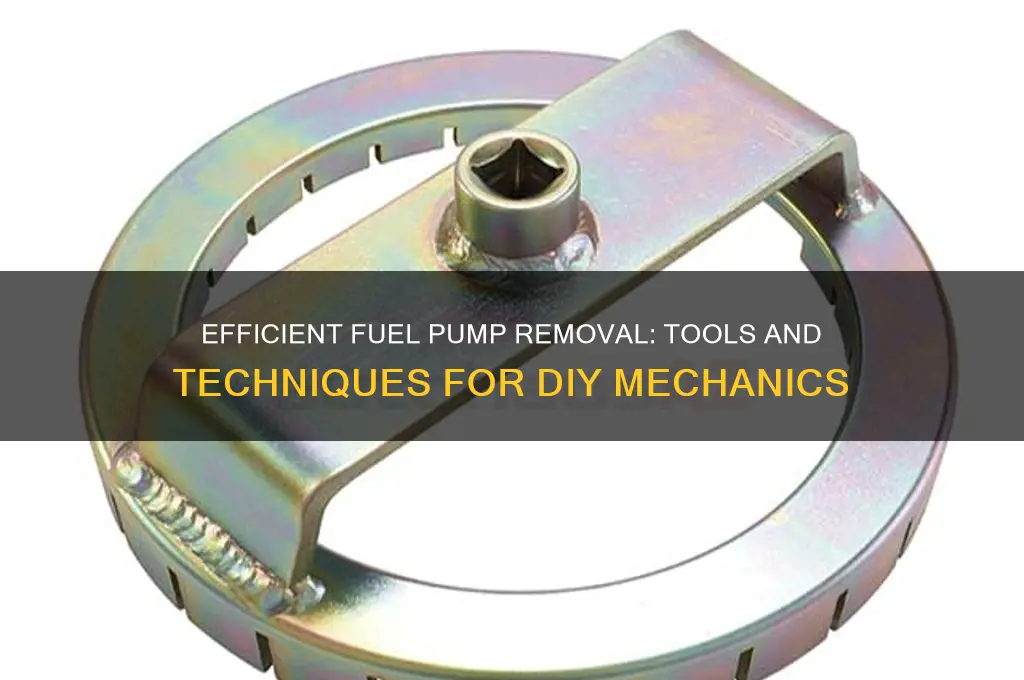 is there a tool for removing the fuel pump