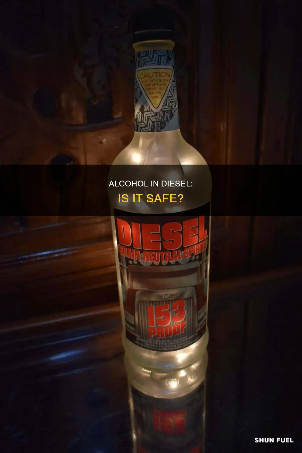 is there alcohol in diesel fuel