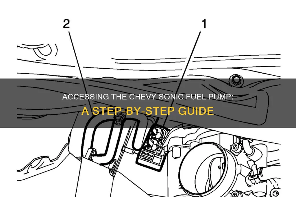 is there an access to the chevy sonic fuel pump