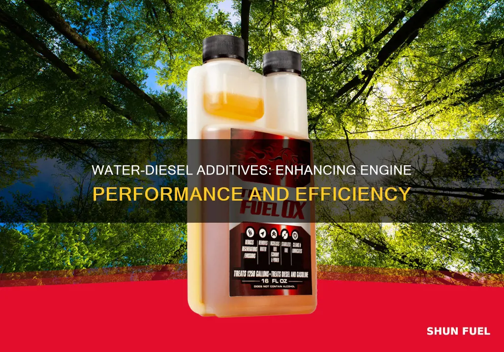 is there an additive for water in diesel fuel