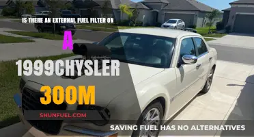 Where is the Fuel Filter on a 1999 Chrysler 300M?