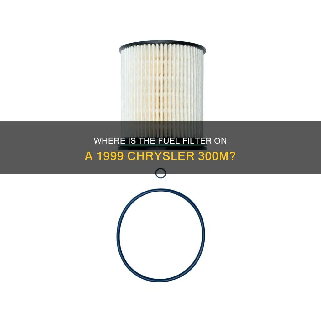 is there an external fuel filter on a 1999chysler 300m