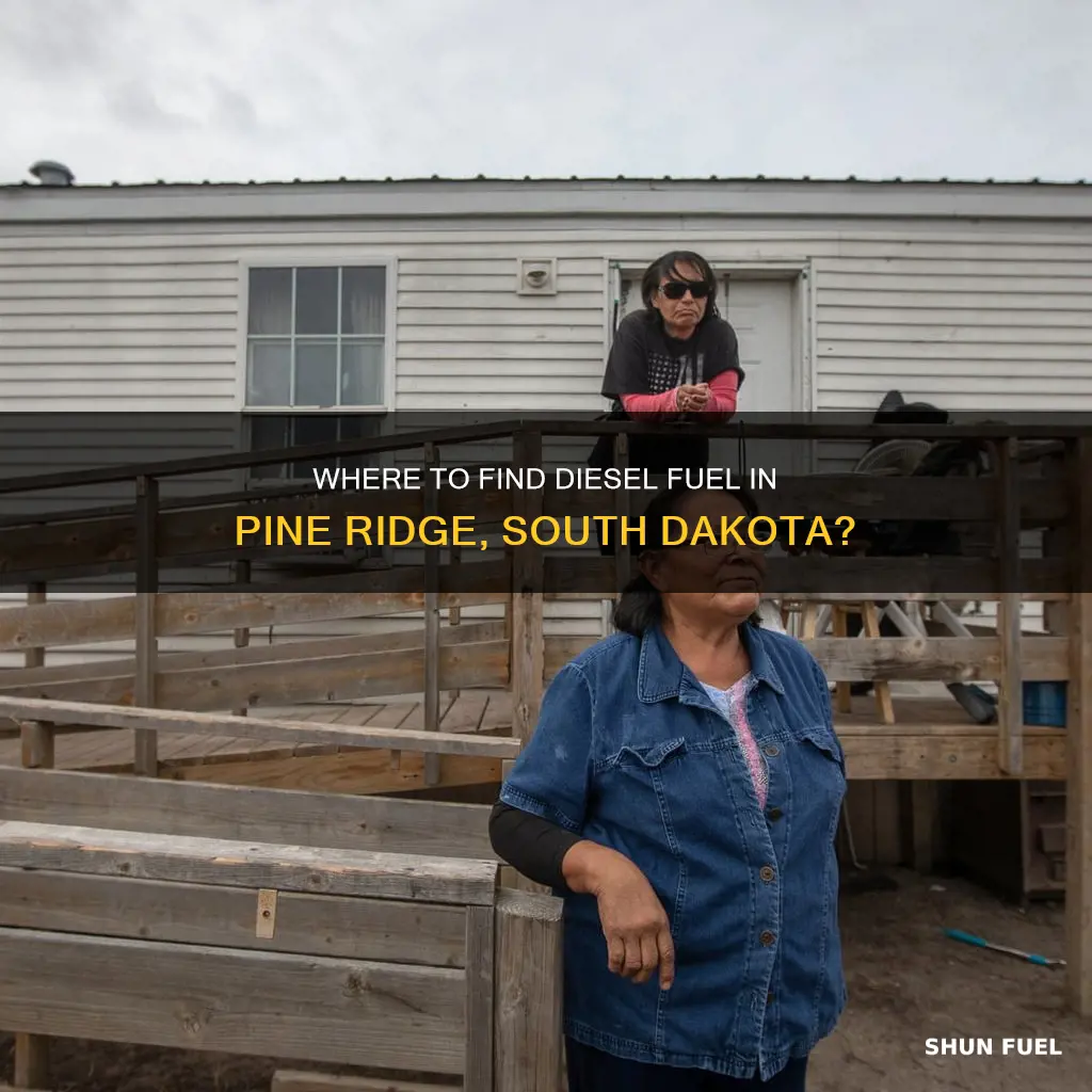 is there diesel fuel available in pine ridge south dakota