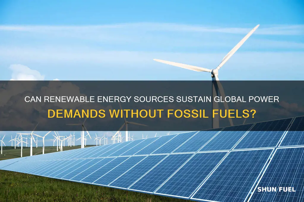 is there enough power without fossil fuels