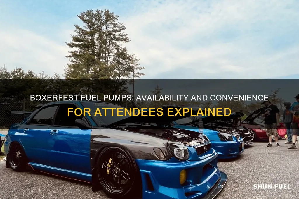 is there fuel pumps at boxerfest