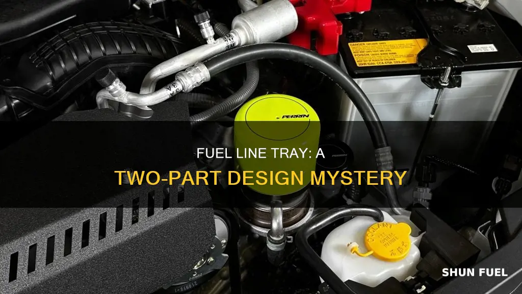 is there two parts to fuel line cover tray