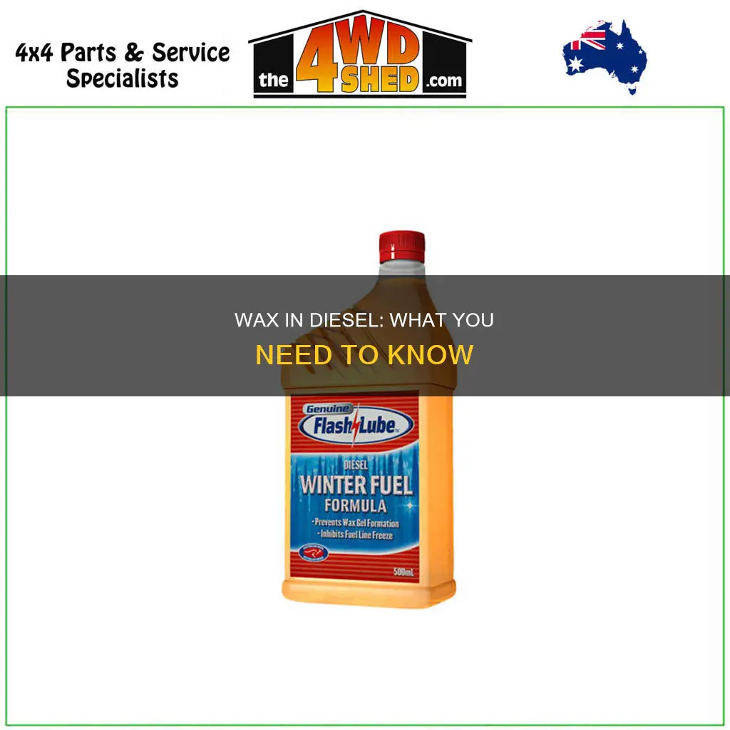 is there wax in diesel fuel