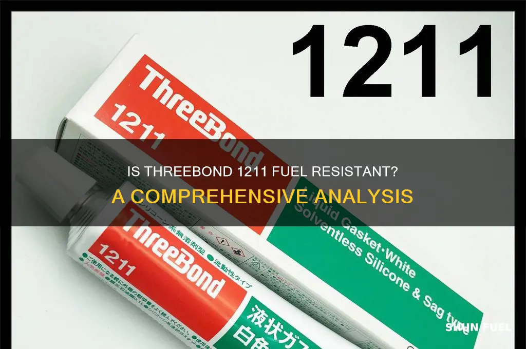 is threebond 1211 fuel resistant
