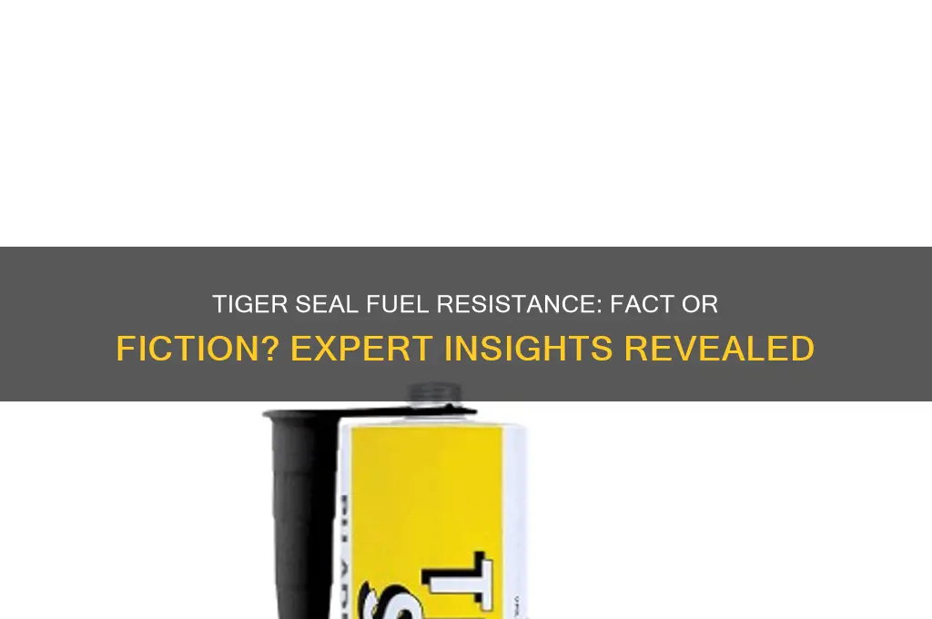 is tiger seal fuel resistant