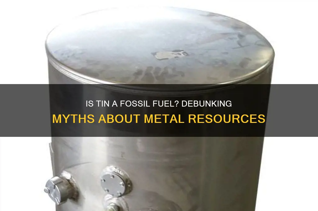 is tin a fossil fuel