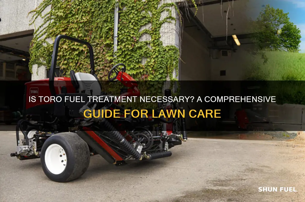 is toro fuel treatment necessary