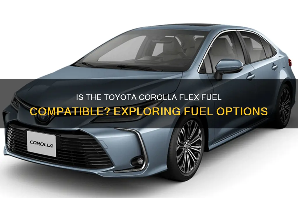 is toyota corolla flex fuel