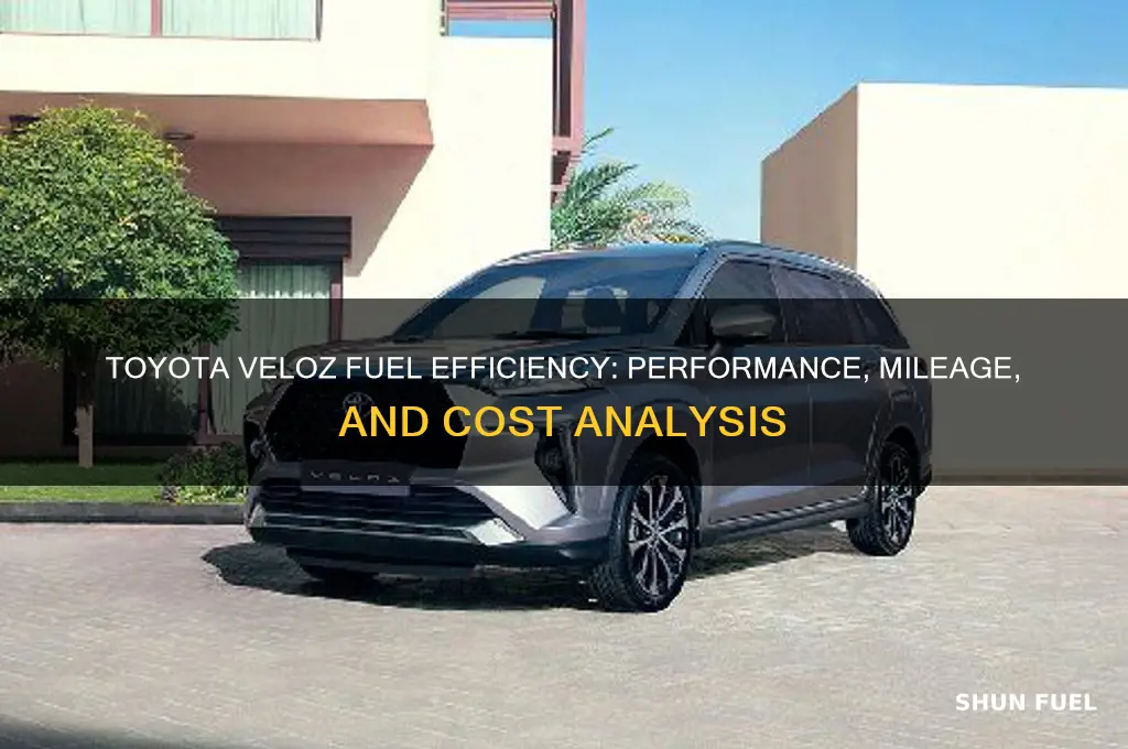 is toyota veloz fuel efficient