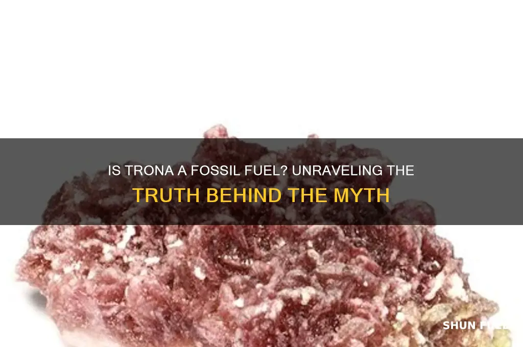 is trona a fossil fuel