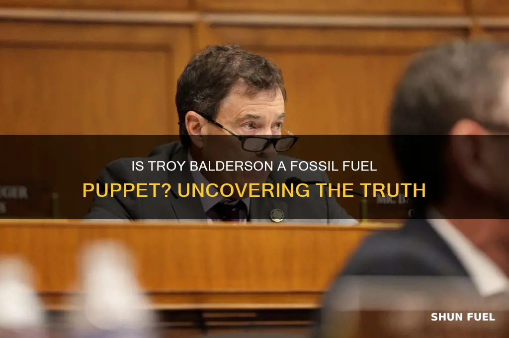 is troy balderson a fossil fuel puppet