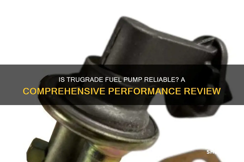 is trugrade fuel pump good