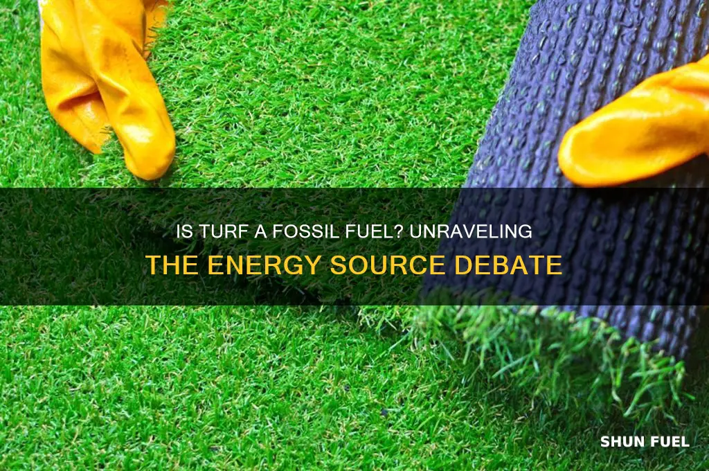 is turf a fossil fuel