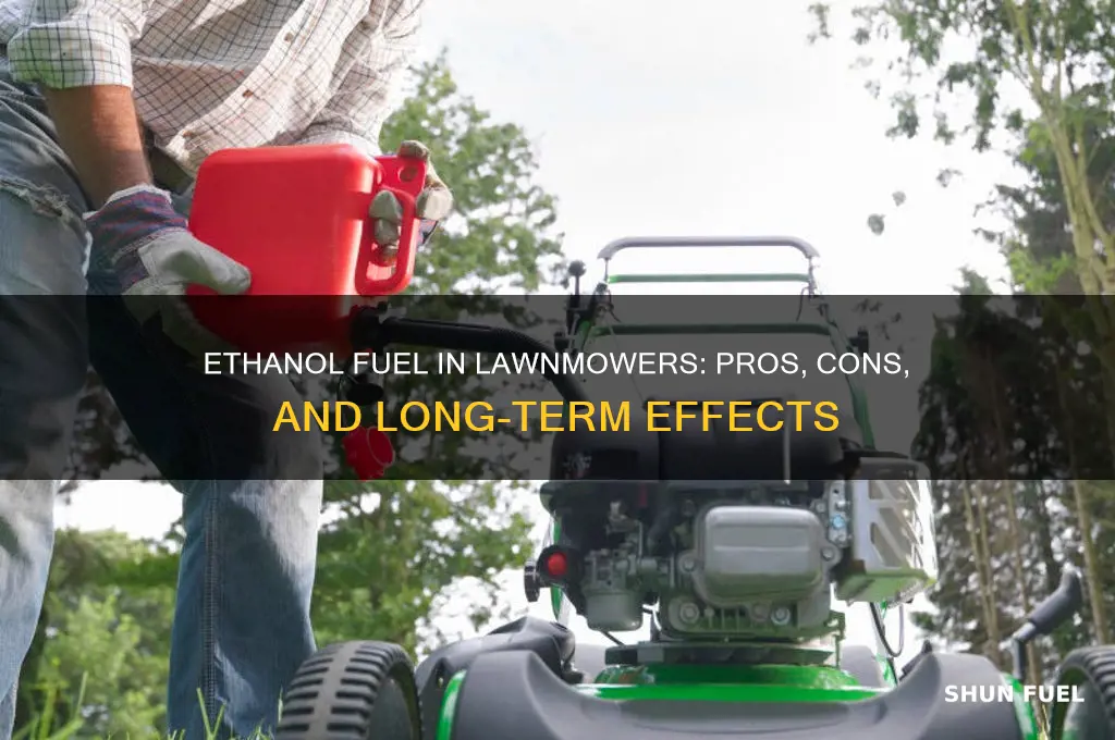 is using ethanol fuel bad for lawnmower