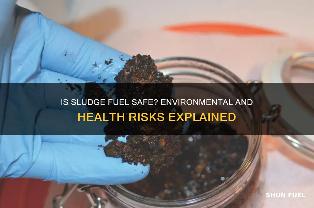 is using sludge for fuel safe