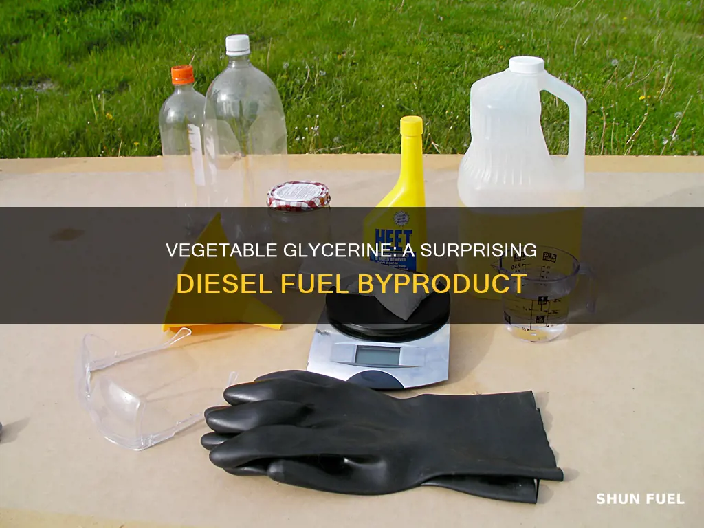 is vegetable glycerine a byproduct of diesel fuel