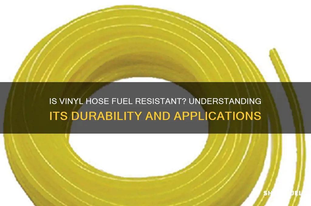 is vinyl hose fuel resistant